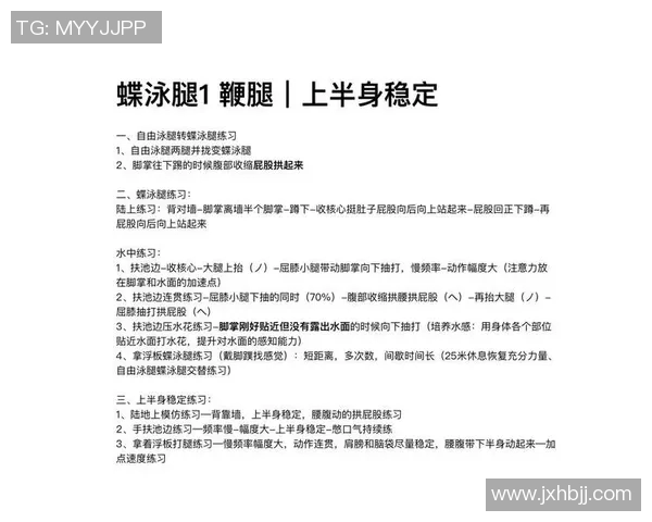 蝶泳高效训练技巧与方法解析 提升游泳速度与技巧的关键要点